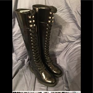 Zara Brand New zipper PVC Boots